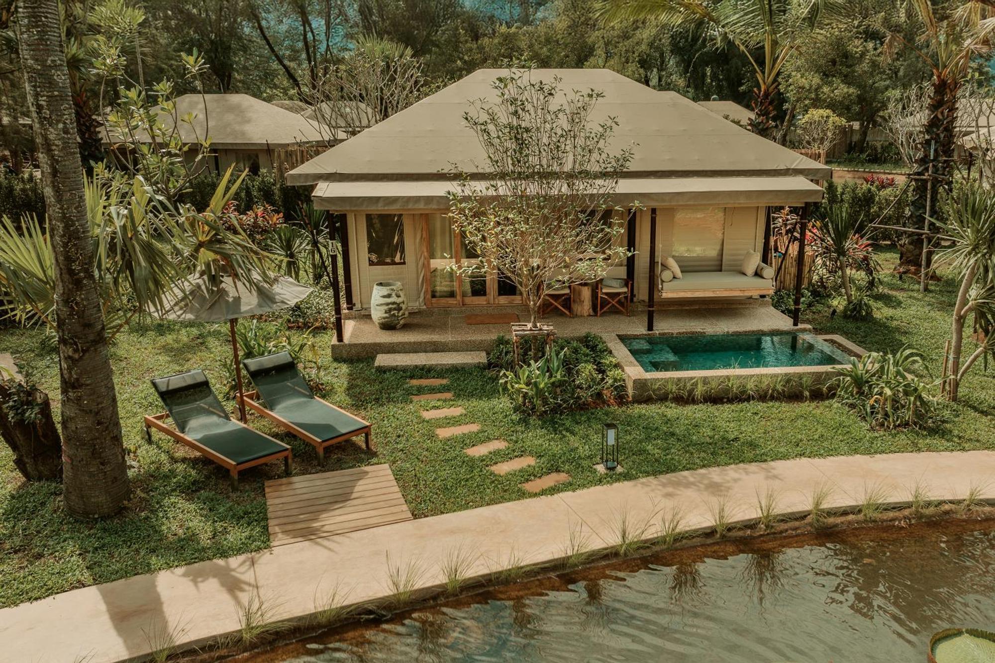 Twinpalms Tented Camp Phuket Bangtau-part Kültér fotó