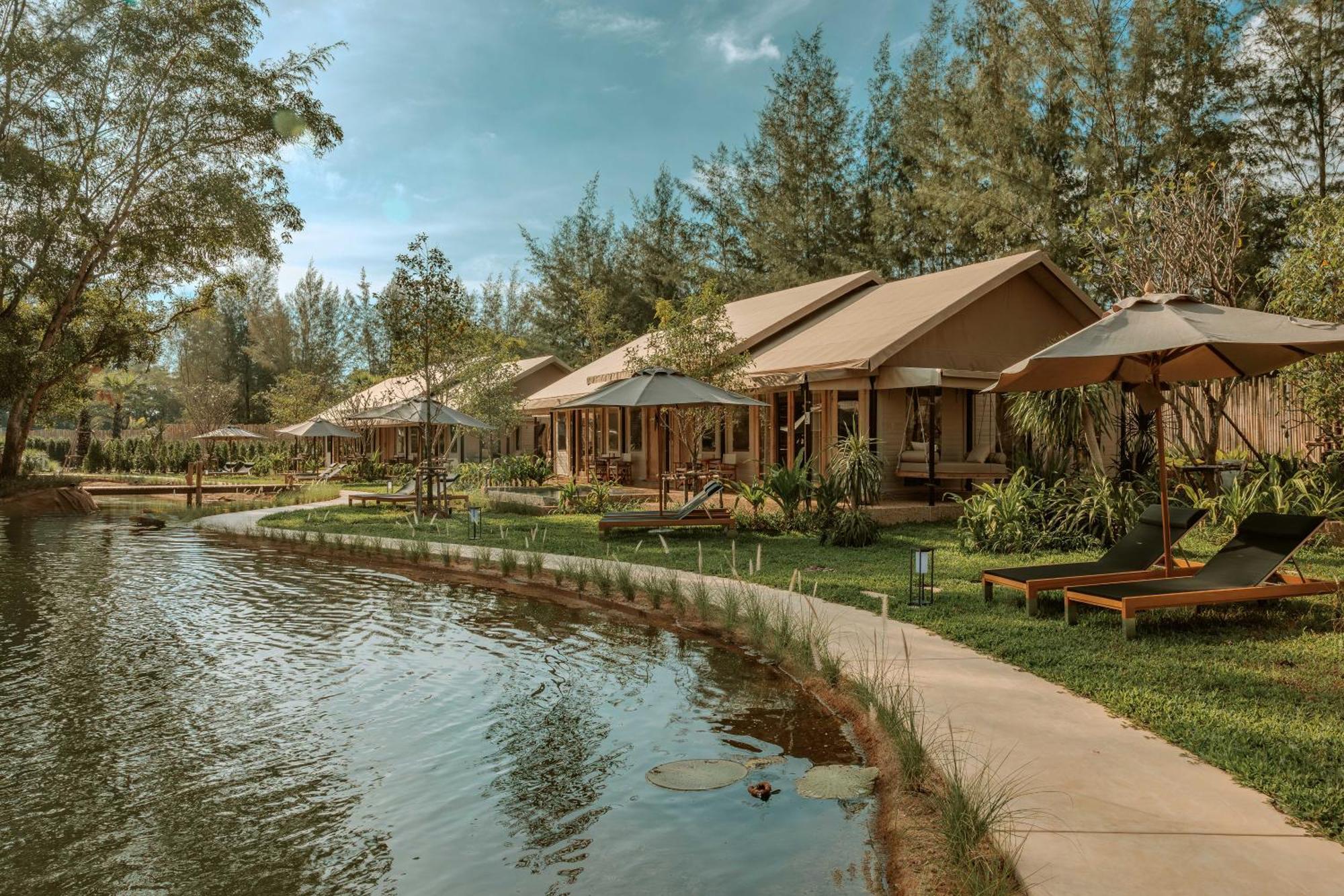 Twinpalms Tented Camp Phuket Bangtau-part Kültér fotó