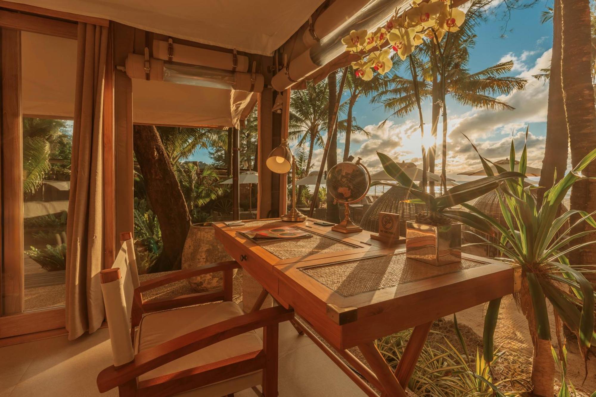Twinpalms Tented Camp Phuket Bangtau-part Kültér fotó
